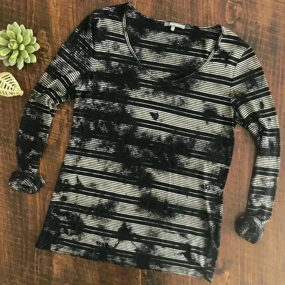 Retro-ology | Striped/Tie Dye Long Sleeve Tee
